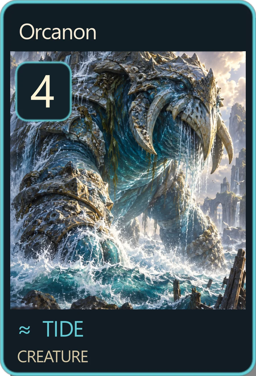 Orcanon Creature Clash card