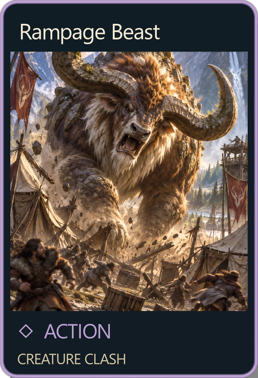 Rampage Beast Creature Clash card